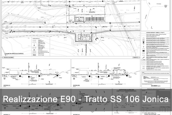 Realizzazione E90 - Tratto SS 106 Jonica