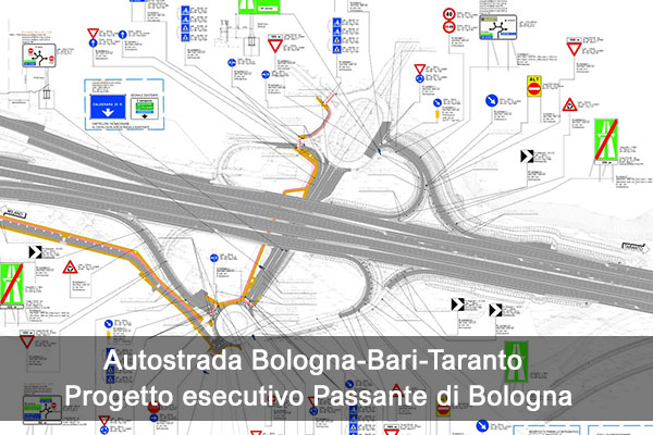 Autostrada Bologna-Bari-Taranto - Progetto esecutivo Passante di Bologna