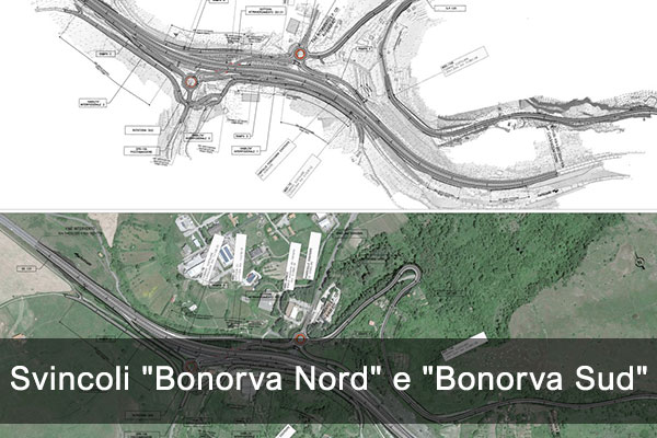 Svincoli "Bonorva Nord" e "Bonarva Sud"